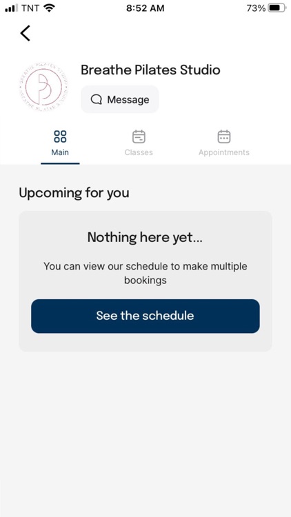 Breathe Pilates Studio App