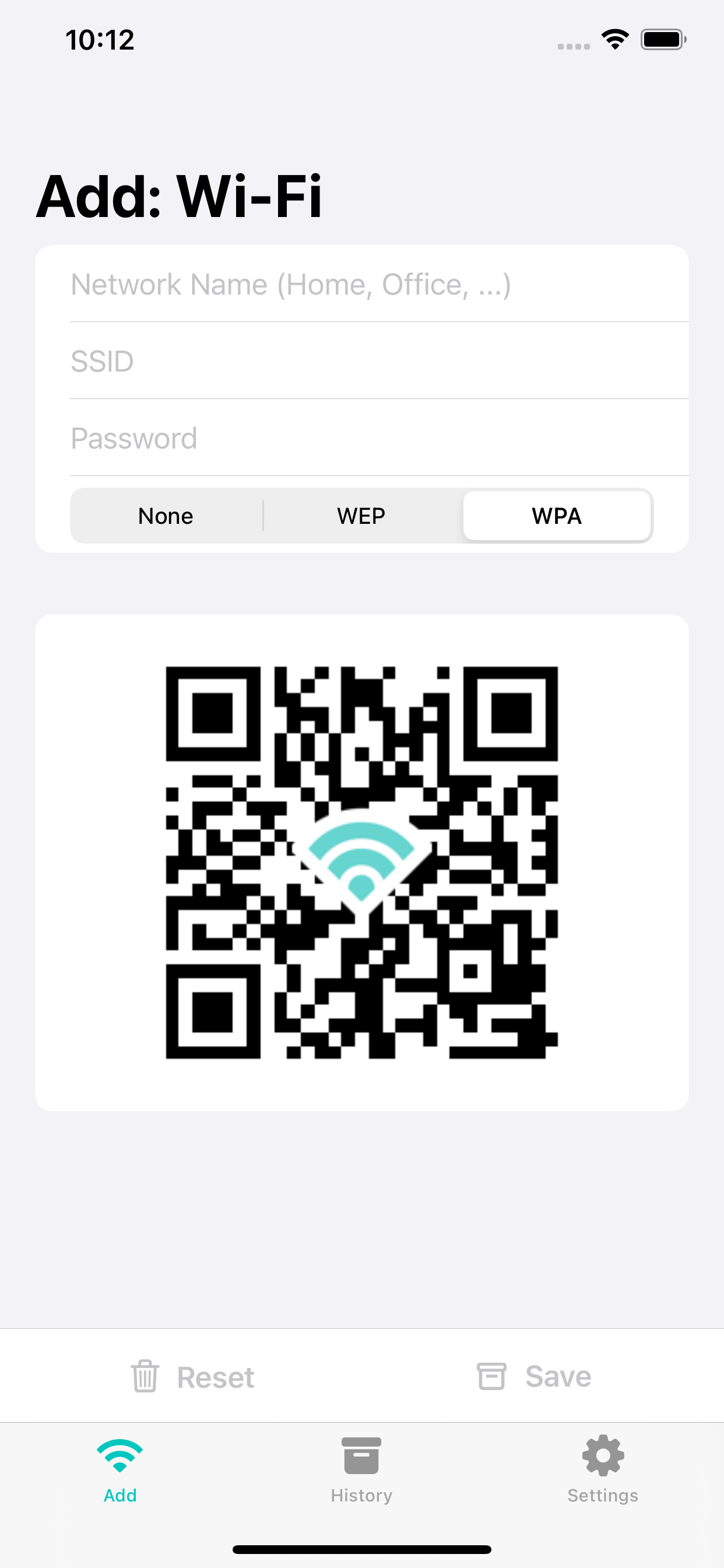 My Wi-Fi with QR Code
