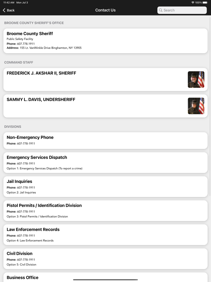 Broome County Sheriff