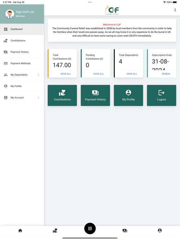 Screenshot #6 pour Community Funeral Relief (CoF)