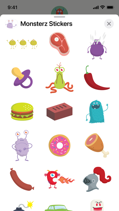 Monsterz Stickers Screenshot
