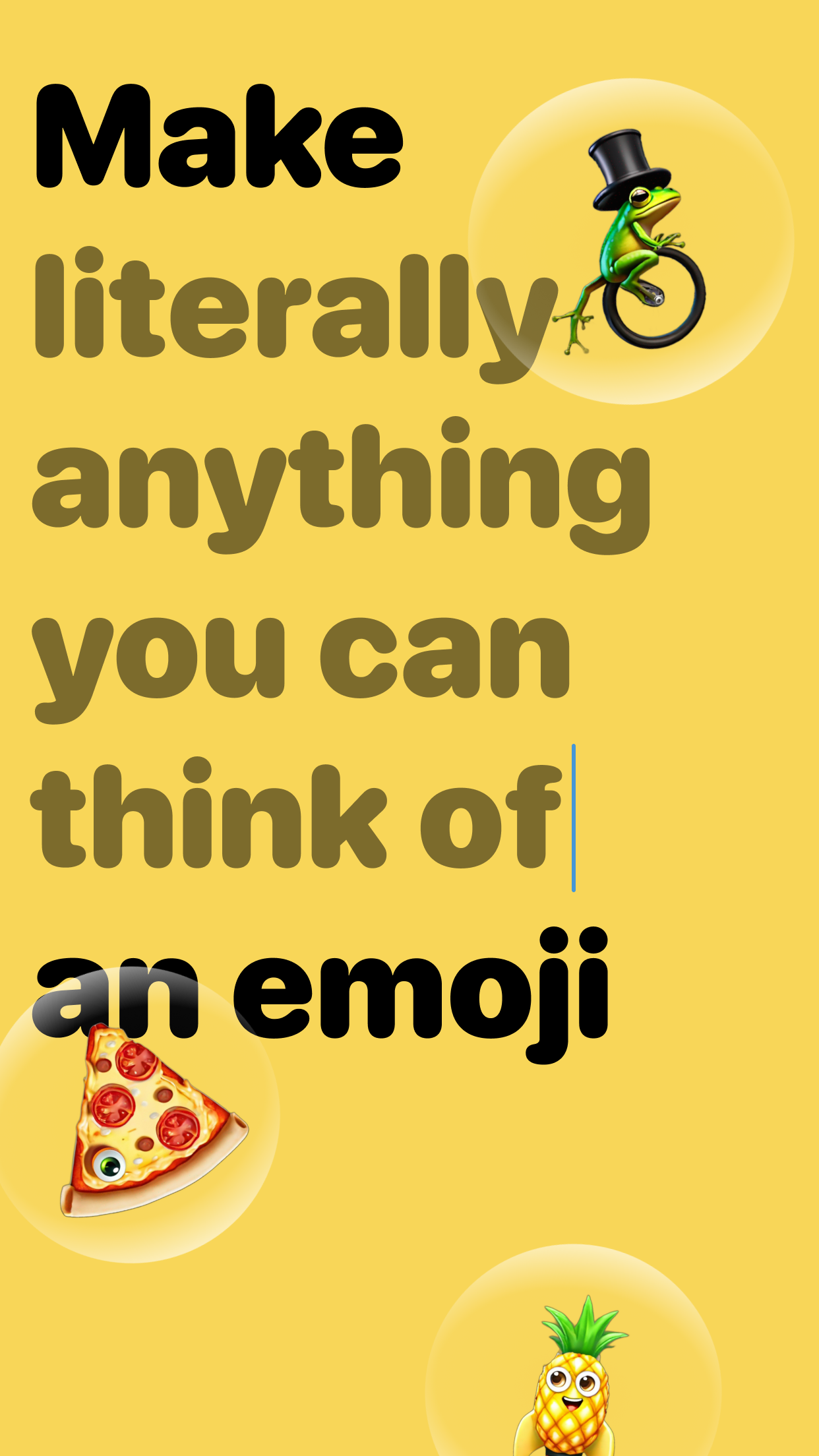 Newji: make anything an emoji