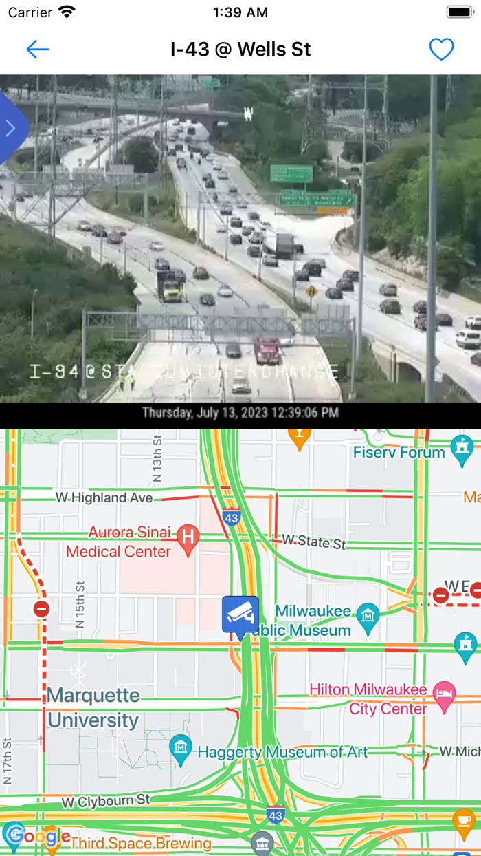 Live Traffic - Wisconsin