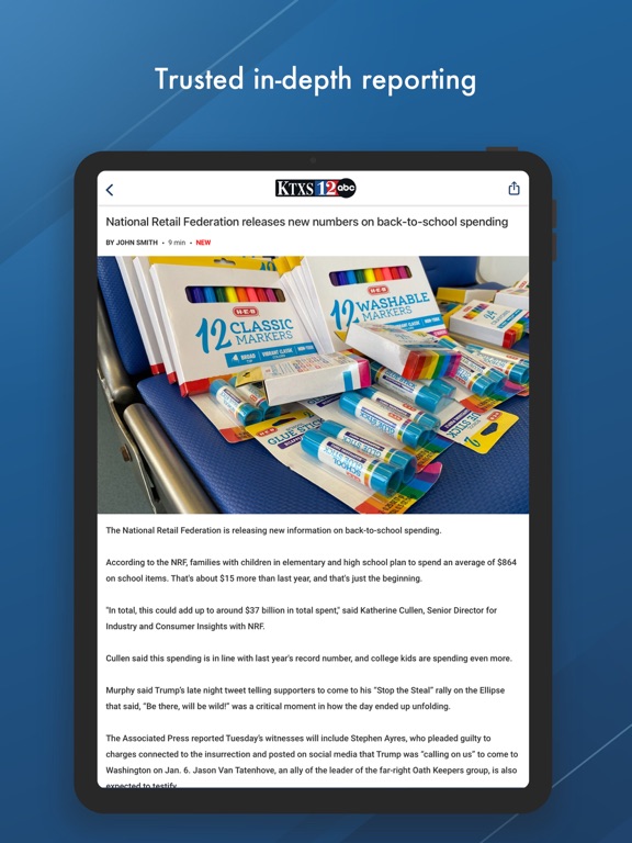 KTXS - News for Abilene, Texas iPad screenshot 4 - News app