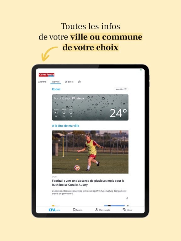 Screenshot #6 pour Centre Presse Aveyron - Actus