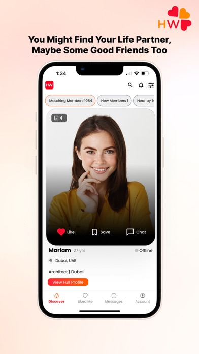 Happy Weddings – Matrimony App Screenshot