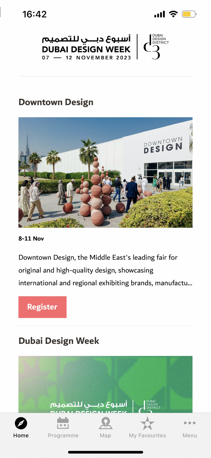 Dubai Design Week App