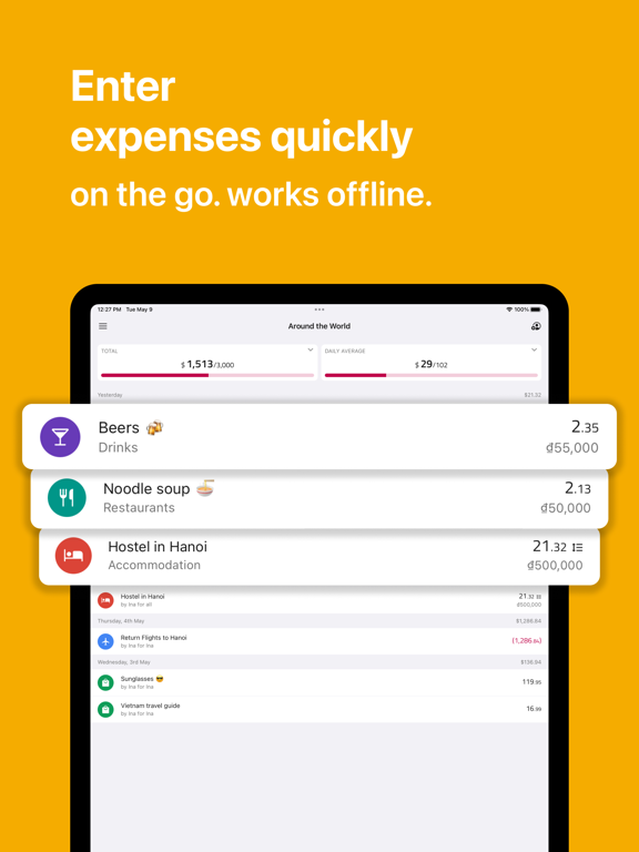 TravelSpend: Travel Budget App screenshot 2