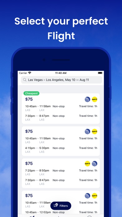 Airways Booking App・Airlines Screenshot