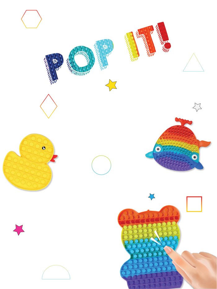 Fidget Toys 3D Pop it popop