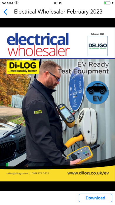 Electrical Wholesaler Screenshot