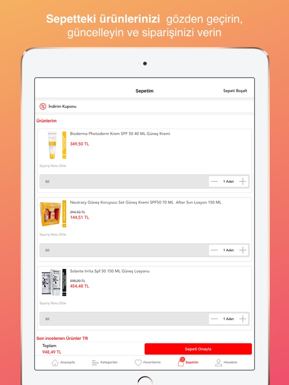 Nar Ecza iPad screenshot 7 - Shopping app