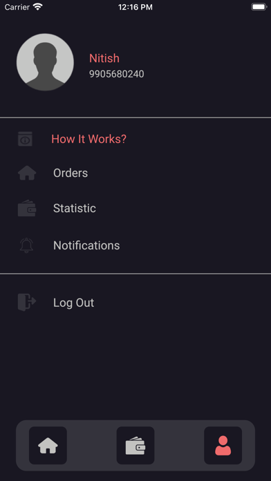 RailFeast Delivery Partner Screenshot