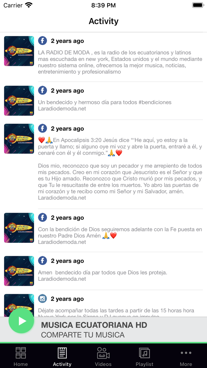 La Radio De Moda Ecuador