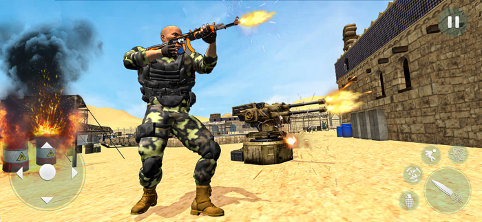 中国陆军军事狙击手射击动作游戏