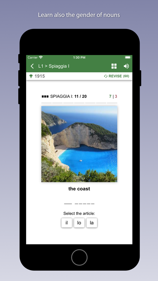 #5. Learn Italian with Bilinguae (iOS) By: Sergi Palomares Redon