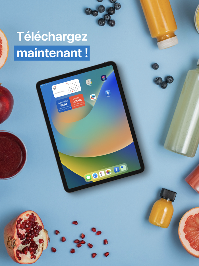 Couleur Tempo edf widget info