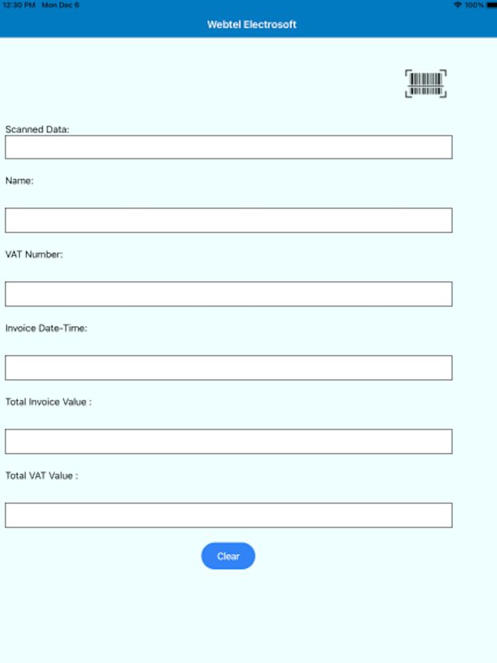 Fatoorah QR Code Scanner