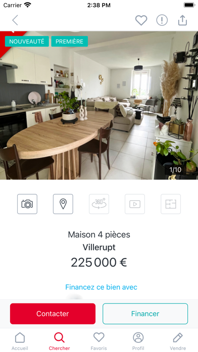 immoRegion Immobilier Régional Screenshot