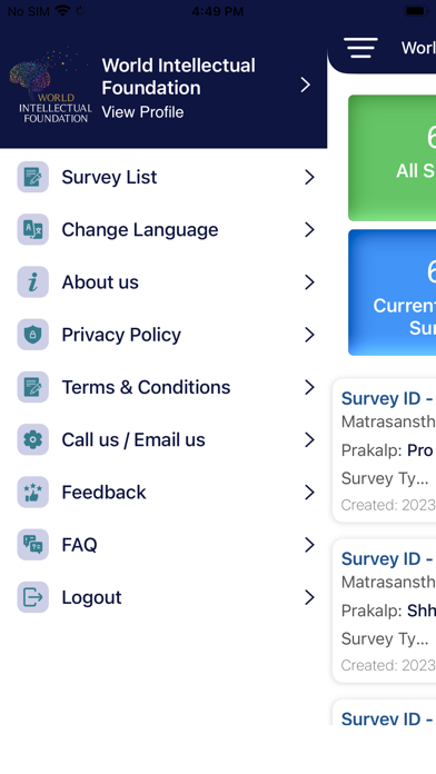 World Intellectual Foundation Screenshot