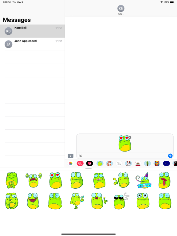 Screenshot #5 pour Crazy frog stickers & emoji