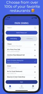 Park Dining screenshot #1 for iPhone