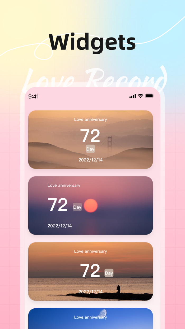 My Love Days Counter App