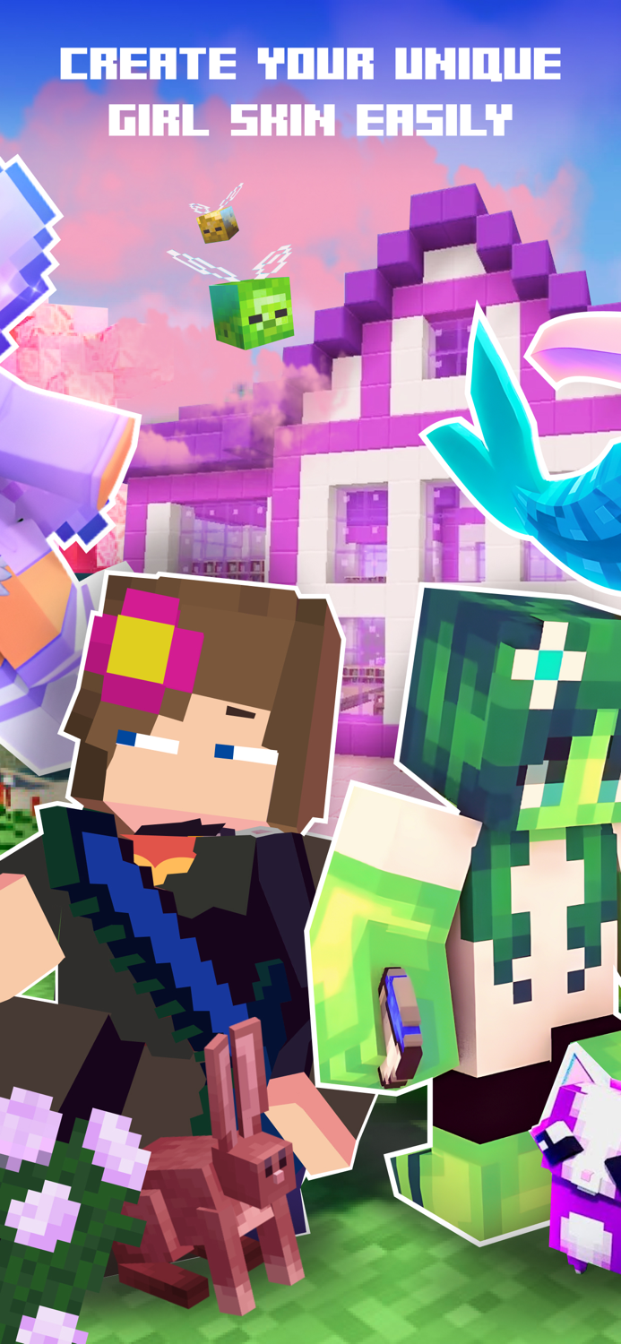 Girls Mods Skins for Minecraft