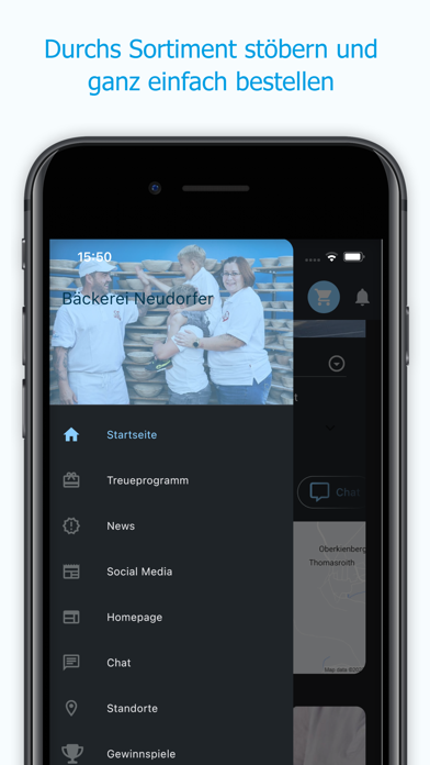 Bäckerei Neudorfer Screenshot