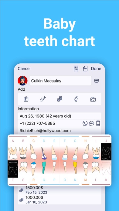 iDentist: dental clinic app Screenshot