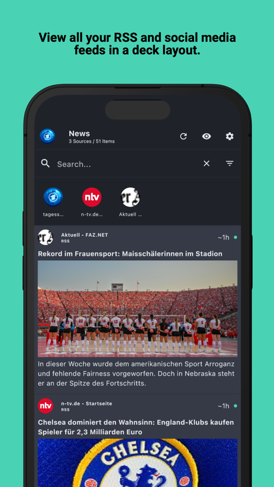 #1. FeedDeck (macOS) 由: Rico Berger
