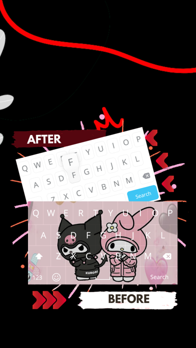 kuromi and melody HD - Themes Screenshot