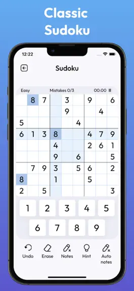 Game screenshot Classic Sudoku - Logic Puzzles mod apk