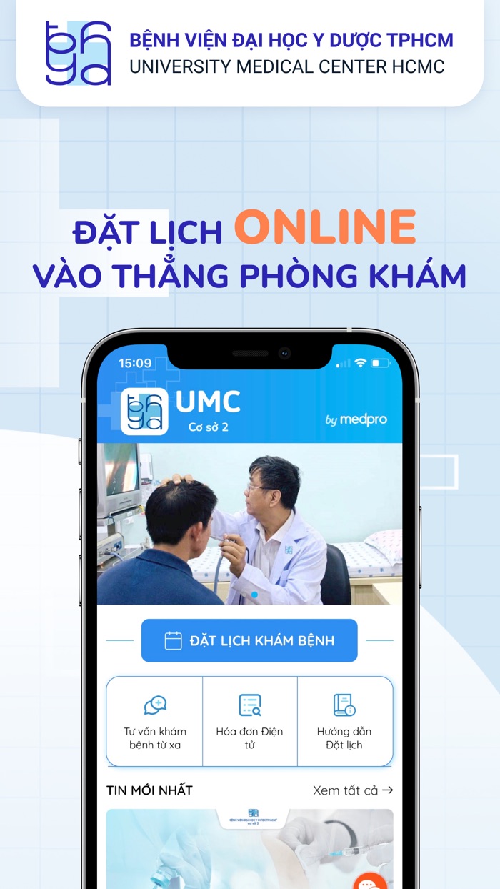 UMC2 - Đặt lịch khám bệnh