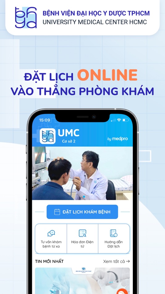 #1. UMC2 - Đặt lịch khám bệnh (iOS) 由: Bệnh Viện Đại Học Y Dược TP. Hồ Chí Minh