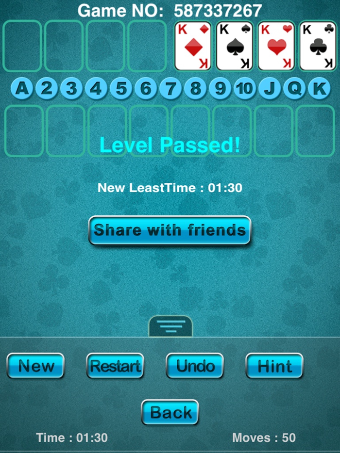 FreeCell HD enhanced