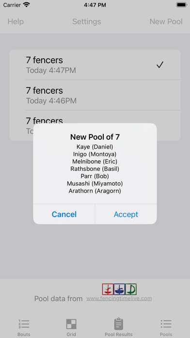 FencingPool Screenshot