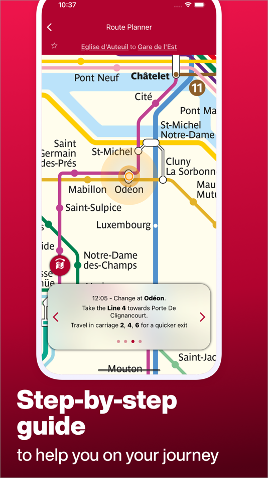 #3. Paris Metro Map and Routes (iOS) 由: Mapway Limited