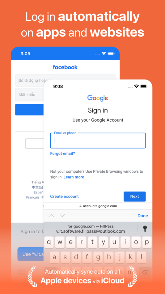 #3. FillPass - Password, Passkey (iOS) 由: Nguyen Viet Anh
