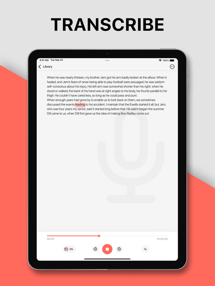 Voice to Text Live Transcribe
