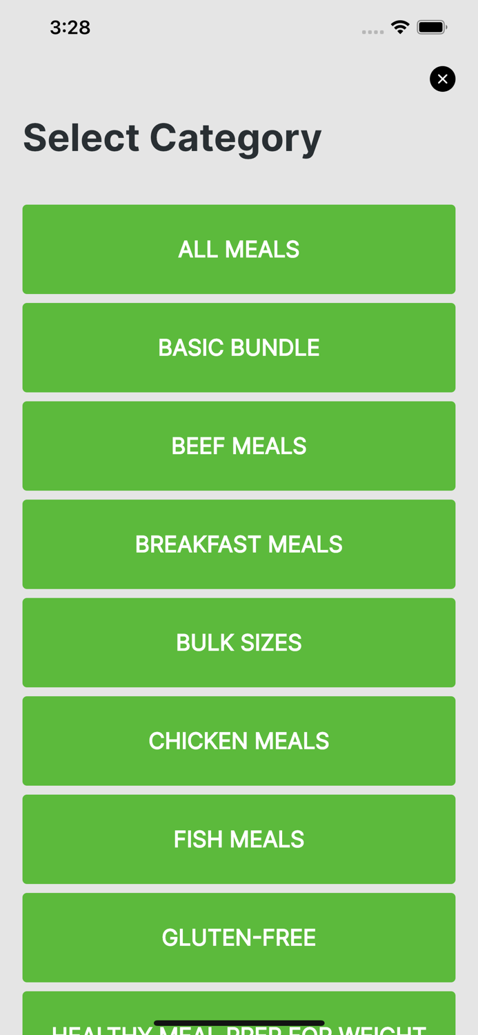 Max Fit Meals App