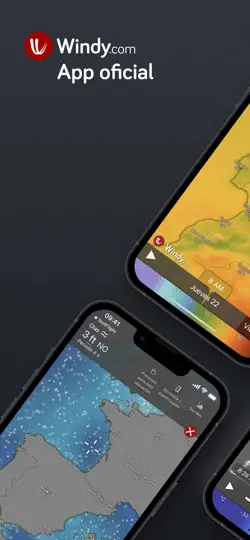 Captura de pantalla de Windy.com Meteorología Y Radar en iPhone 1