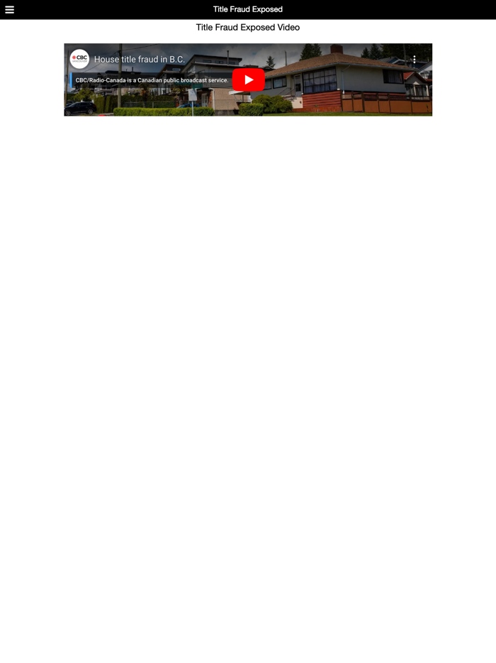 Canada Title Monitoring