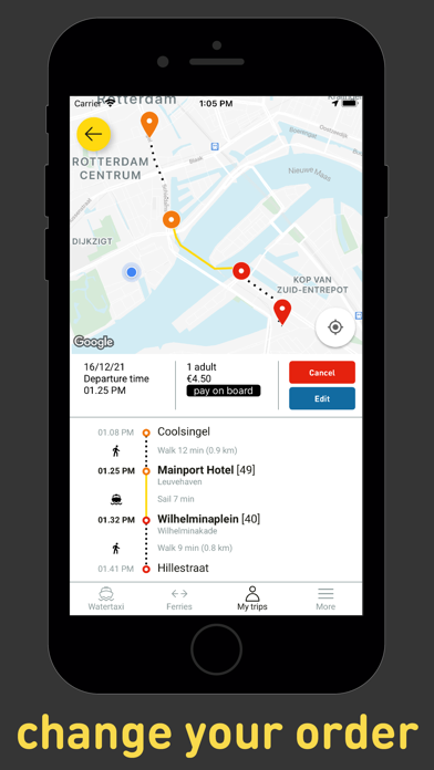 Watertaxi Rotterdam Screenshot