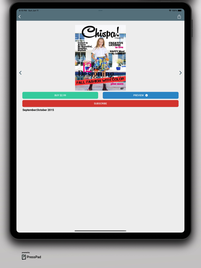 Chispa Magazine for women