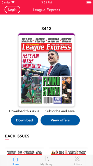 League Express Screenshot