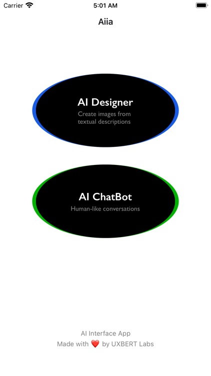 Aiia - AI ChatBot by UXBERT