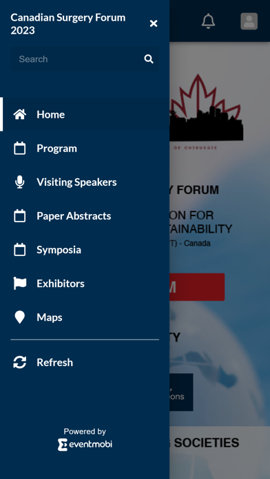 Canadian Surgery Forum Screenshot