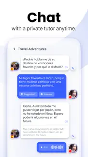 ai foreign language tutor iphone screenshot 2