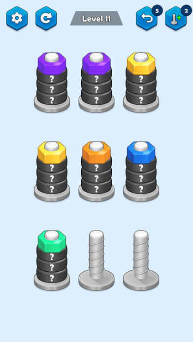 Nuts Sort - Color Sort Screenshot